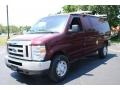 2008 Dark Toreador Red Metallic Ford E Series Van E250 Super Duty Commericial  photo #1