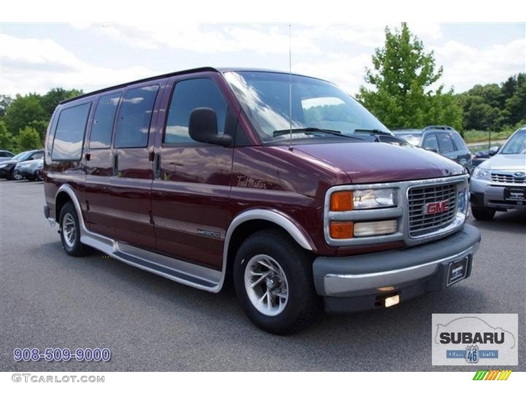 2000 Savana Van 1500 Passenger Conversion - Dark Toreador Red Metallic / Neutral photo #3