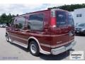 2000 Dark Toreador Red Metallic GMC Savana Van 1500 Passenger Conversion  photo #6