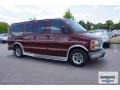 Dark Toreador Red Metallic - Savana Van 1500 Passenger Conversion Photo No. 10