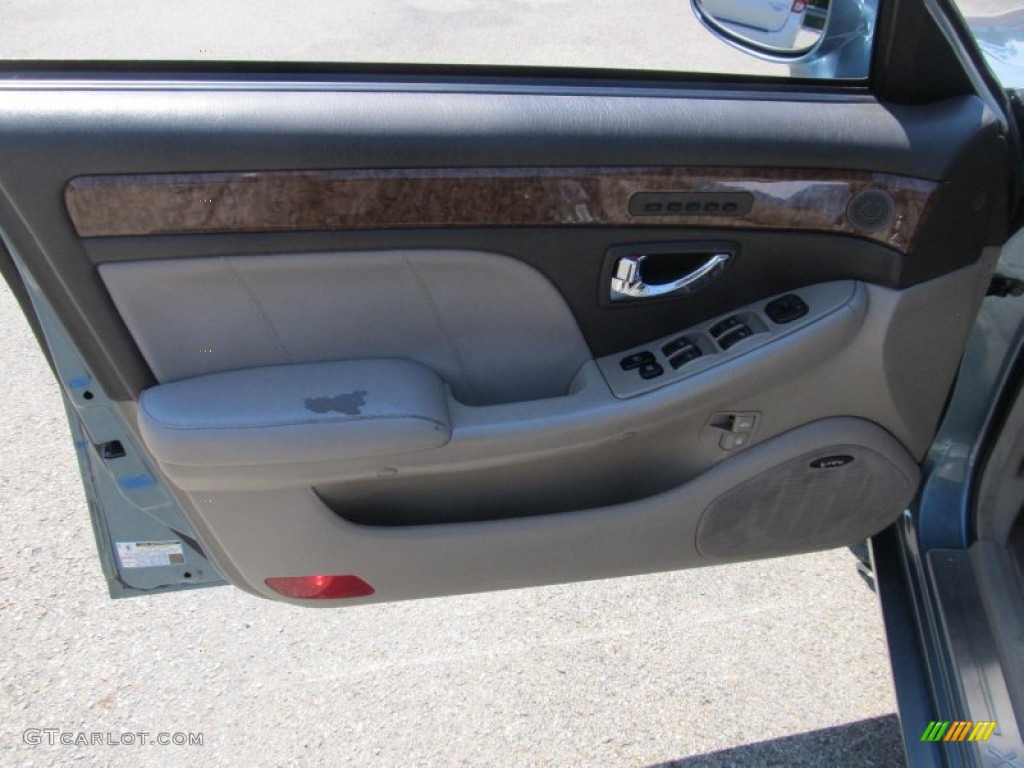 2004 XG350 L Sedan - Celadon Green Metallic / Black photo #7