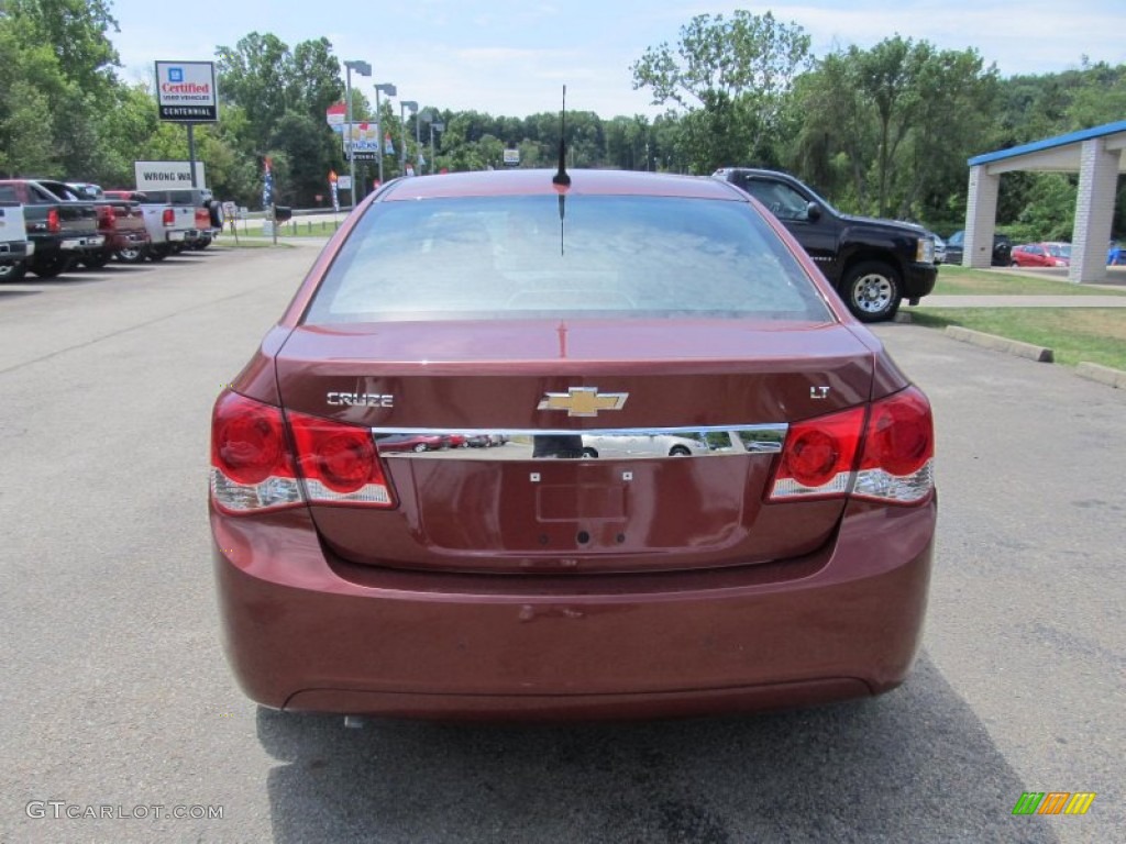 2012 Cruze LT - Autumn Red Metallic / Jet Black photo #3