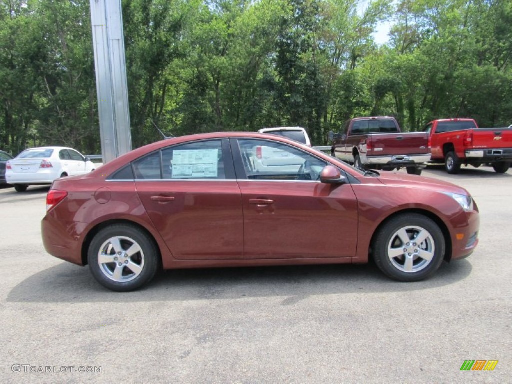 2012 Cruze LT - Autumn Red Metallic / Jet Black photo #4