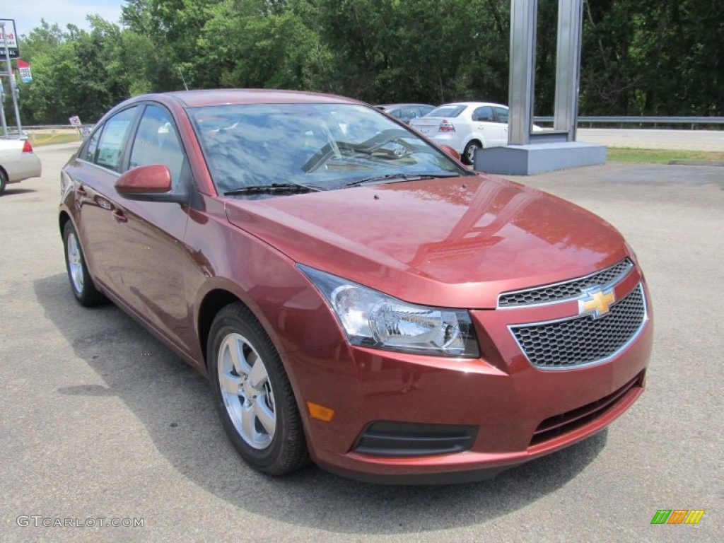 2012 Cruze LT - Autumn Red Metallic / Jet Black photo #5