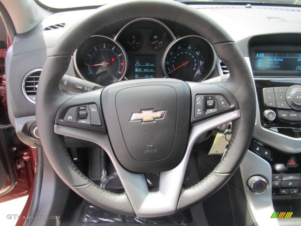 2012 Cruze LT - Autumn Red Metallic / Jet Black photo #10
