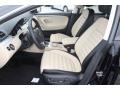 Desert Beige/Black Front Seat Photo for 2013 Volkswagen CC #67765314