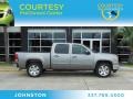 2008 Steel Gray Metallic GMC Sierra 1500 SLE Crew Cab  photo #1