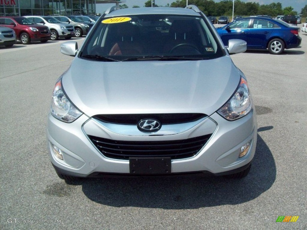 Diamond Silver 2011 Hyundai Tucson Limited AWD Exterior Photo #67768155
