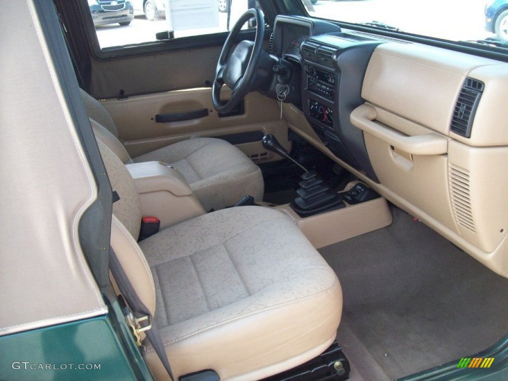 2001 Wrangler SE 4x4 - Forest Green / Camel photo #7