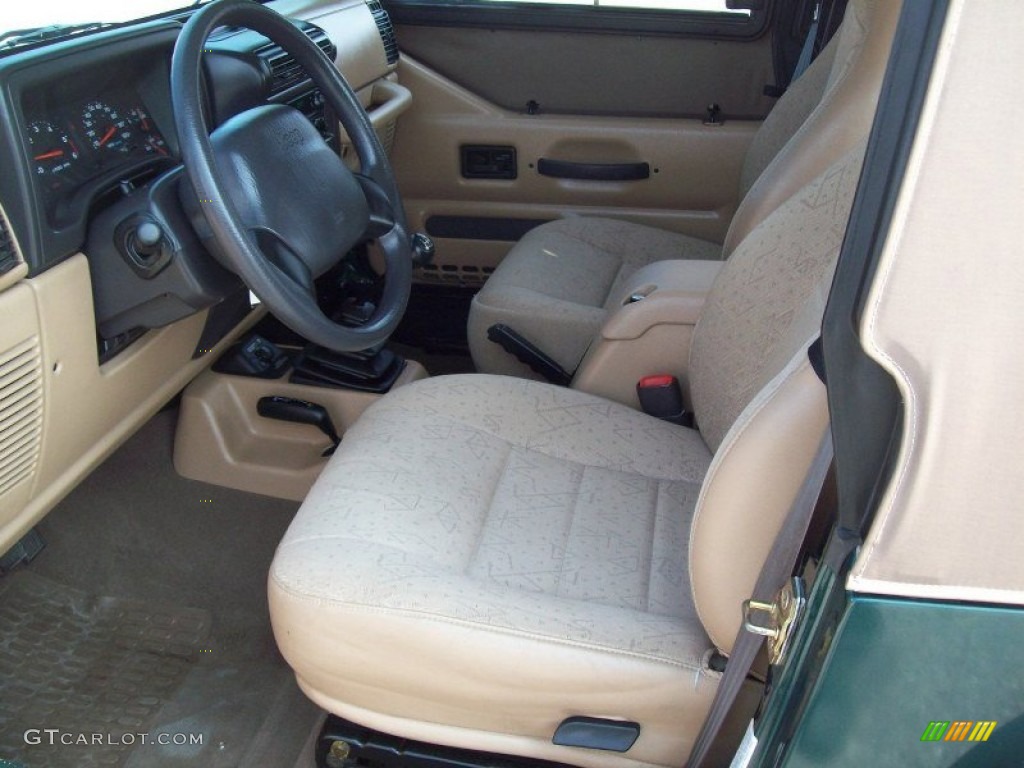 2001 Wrangler SE 4x4 - Forest Green / Camel photo #19