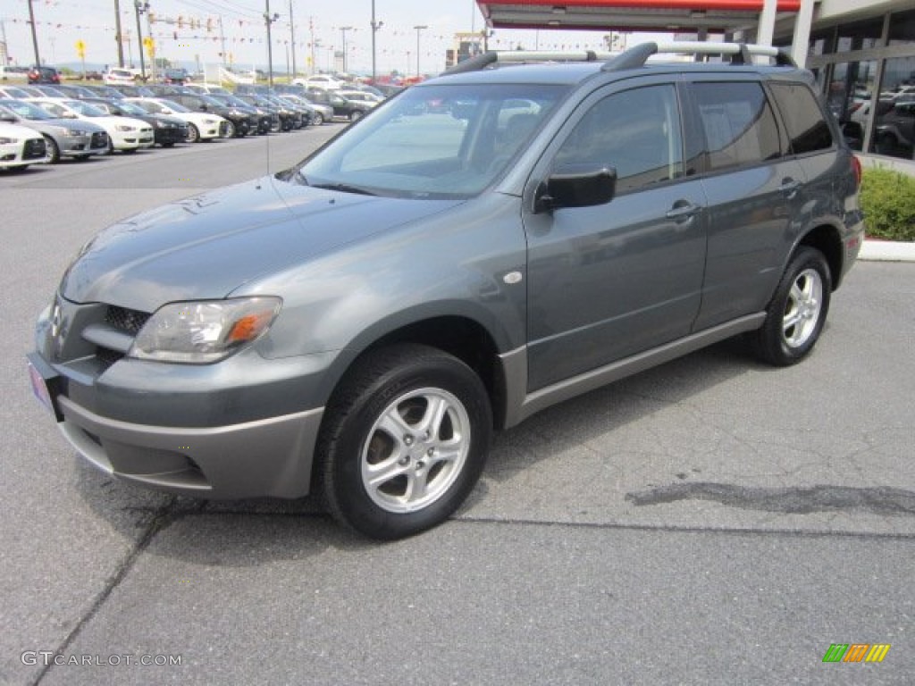 2003 Outlander LS 4WD - Urban Gray Pearl / Charcoal photo #1