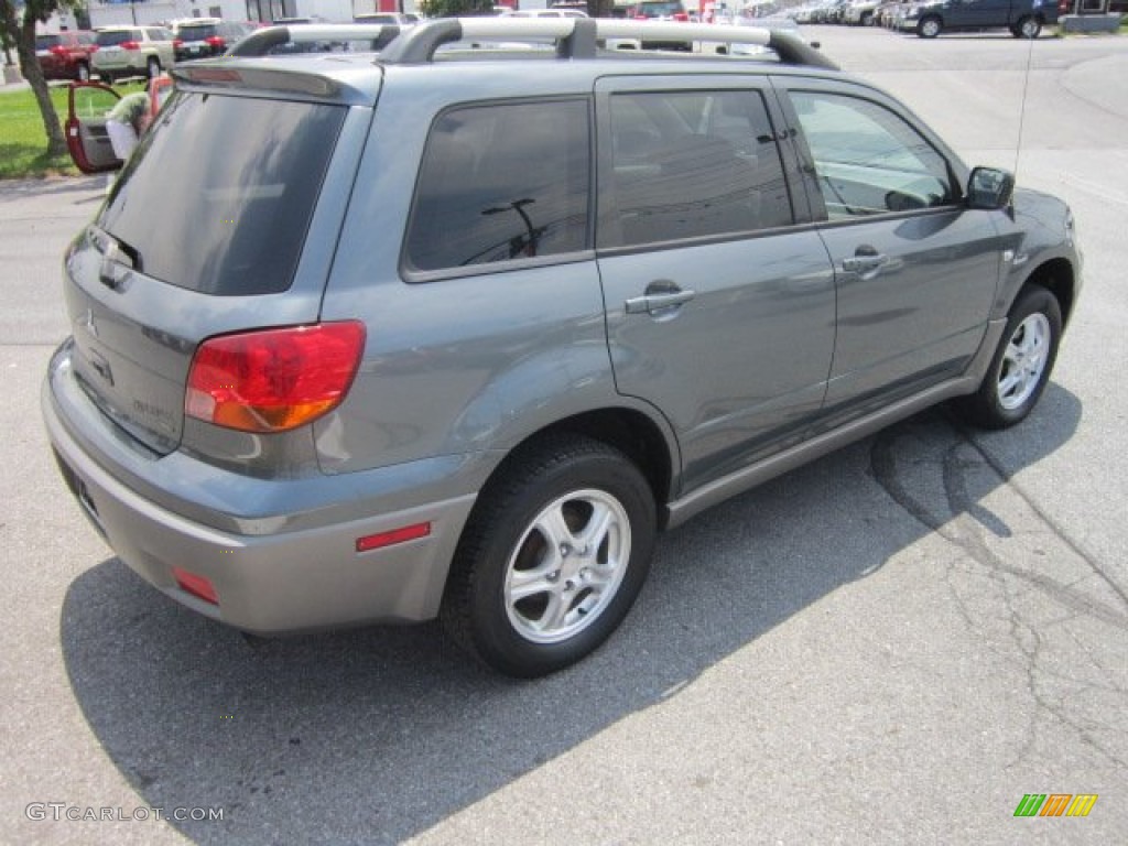 2003 Outlander LS 4WD - Urban Gray Pearl / Charcoal photo #5