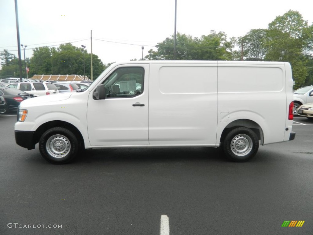 Blizzard White 2012 Nissan NV 1500 S Exterior Photo #67768995