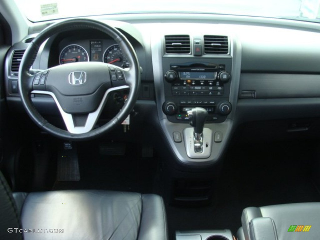 2009 CR-V EX-L 4WD - Alabaster Silver Metallic / Black photo #9