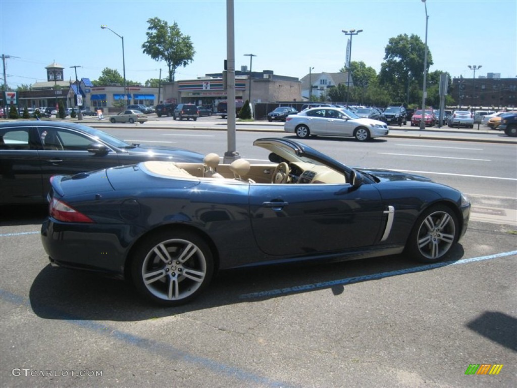 2007 XK XKR Convertible - Indigo Blue Metallic / Caramel photo #1