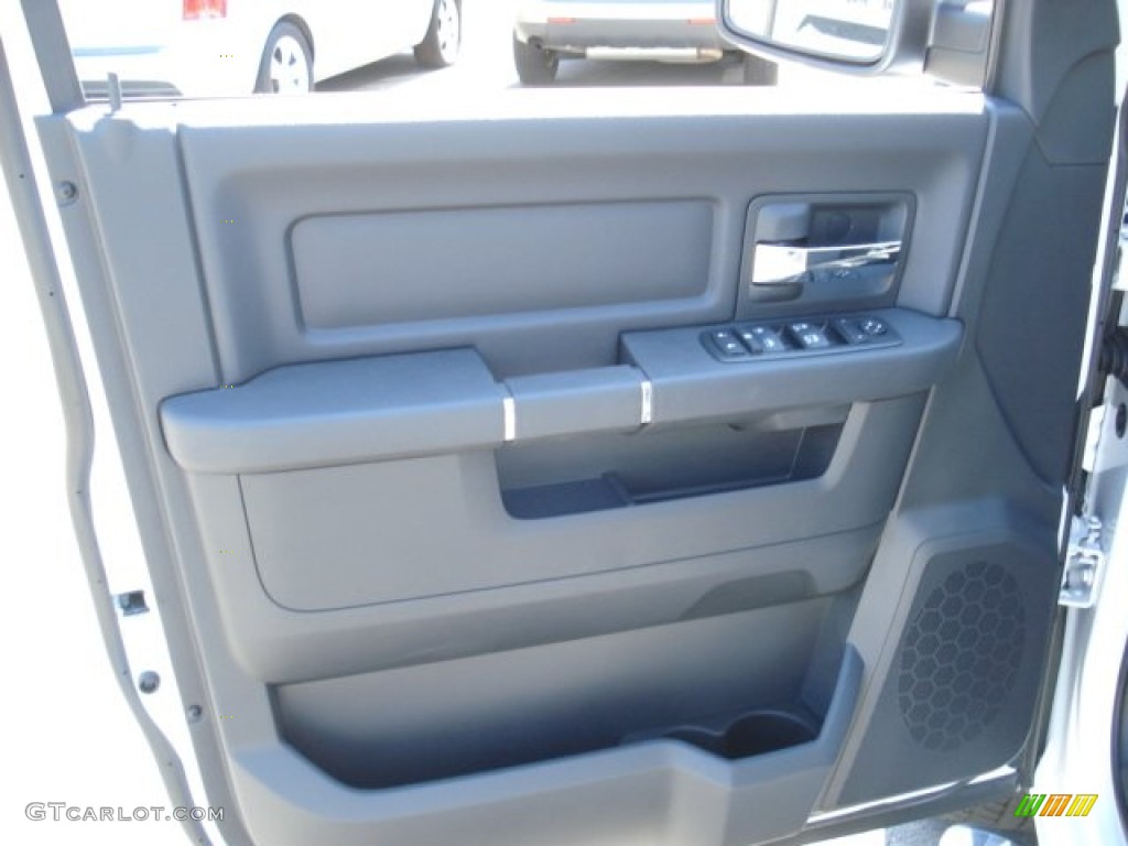 2012 Dodge Ram 1500 Sport Quad Cab 4x4 Dark Slate Gray Door Panel Photo #67771377