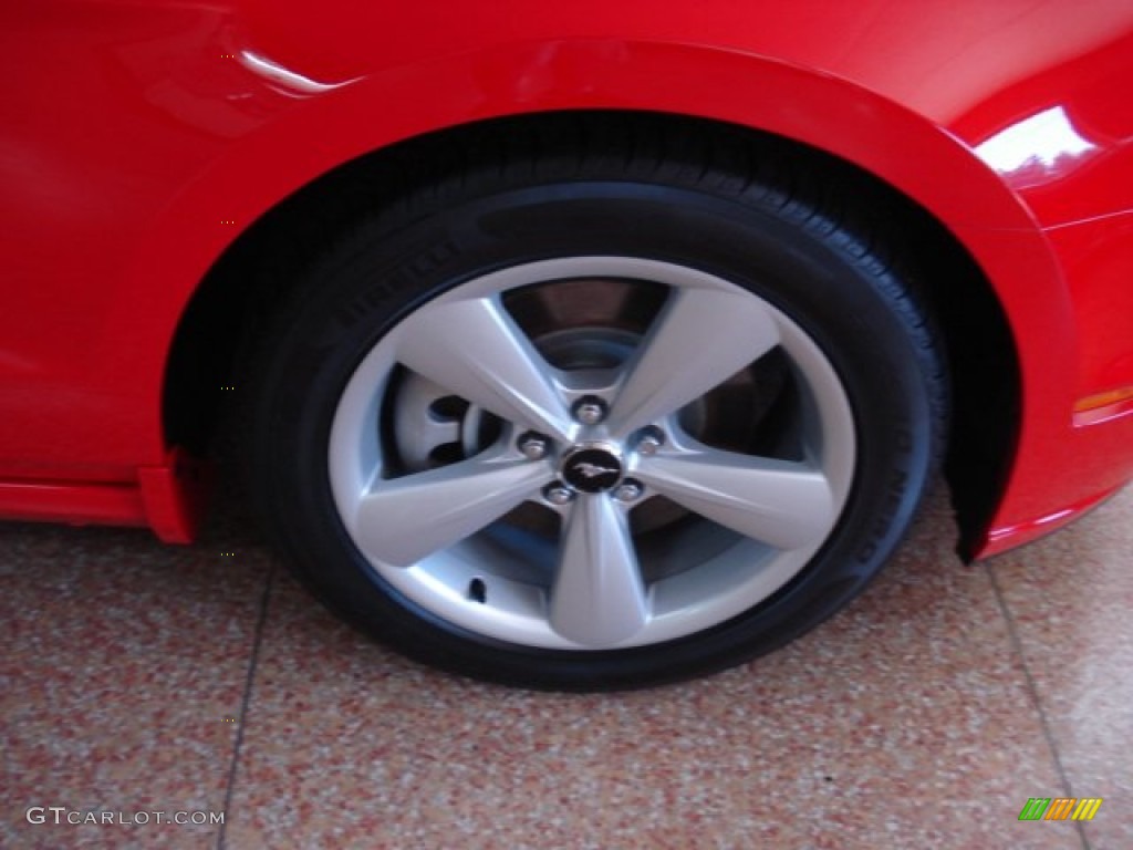 2013 Mustang GT Premium Convertible - Race Red / Charcoal Black photo #10