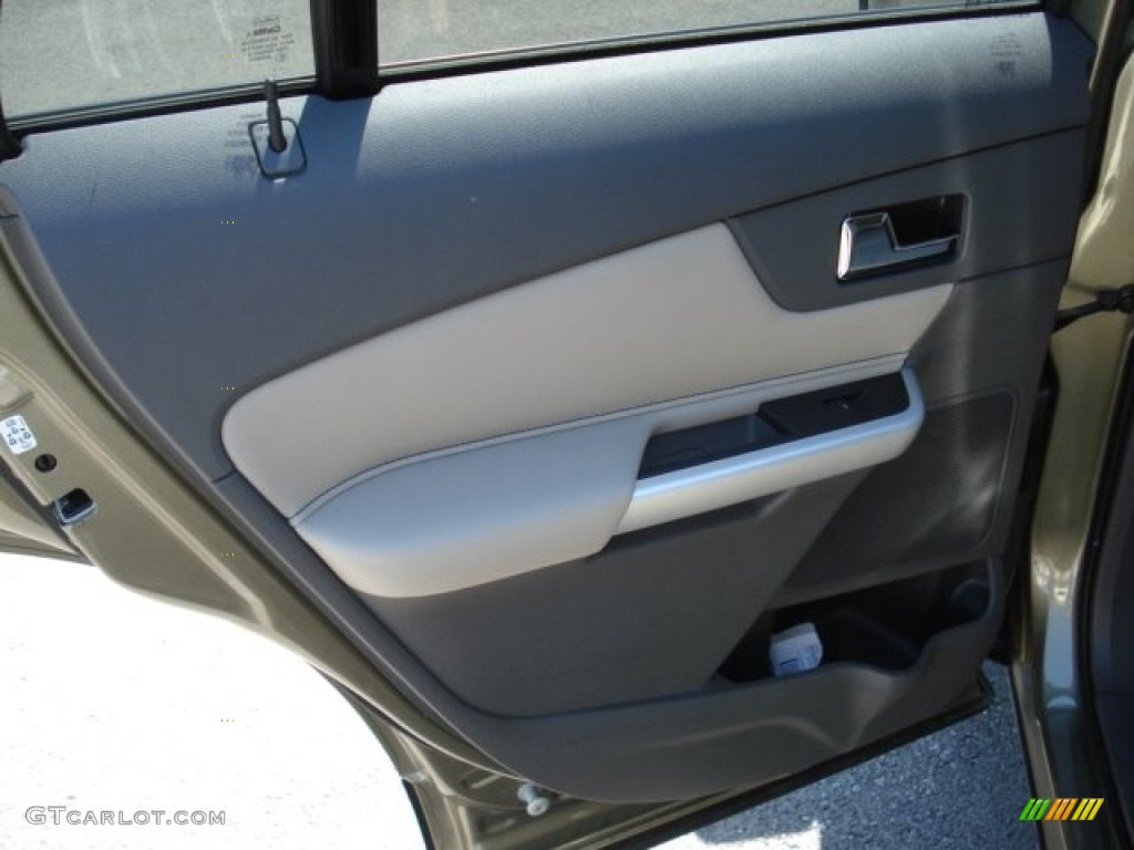 2013 Ford Edge SEL AWD Medium Light Stone Door Panel Photo #67772292