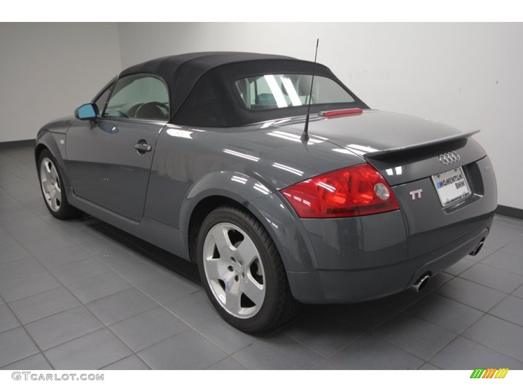 2002 TT 1.8T quattro Roadster - Nimbus Grey Pearl Effect / Ebony photo #5