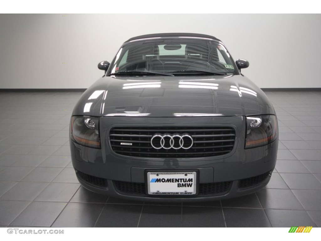2002 TT 1.8T quattro Roadster - Nimbus Grey Pearl Effect / Ebony photo #6