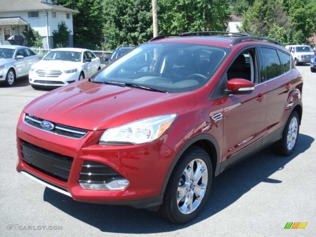 2013 Escape SEL 2.0L EcoBoost 4WD - Ruby Red Metallic / Charcoal Black photo #3