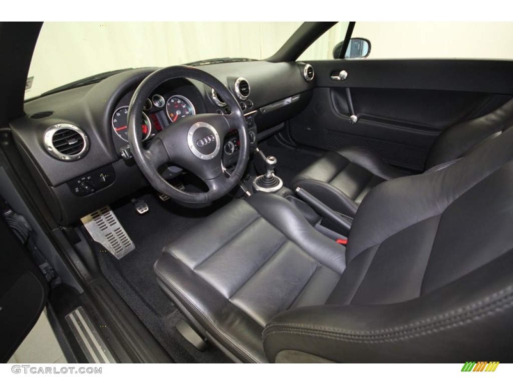 2002 TT 1.8T quattro Roadster - Nimbus Grey Pearl Effect / Ebony photo #14