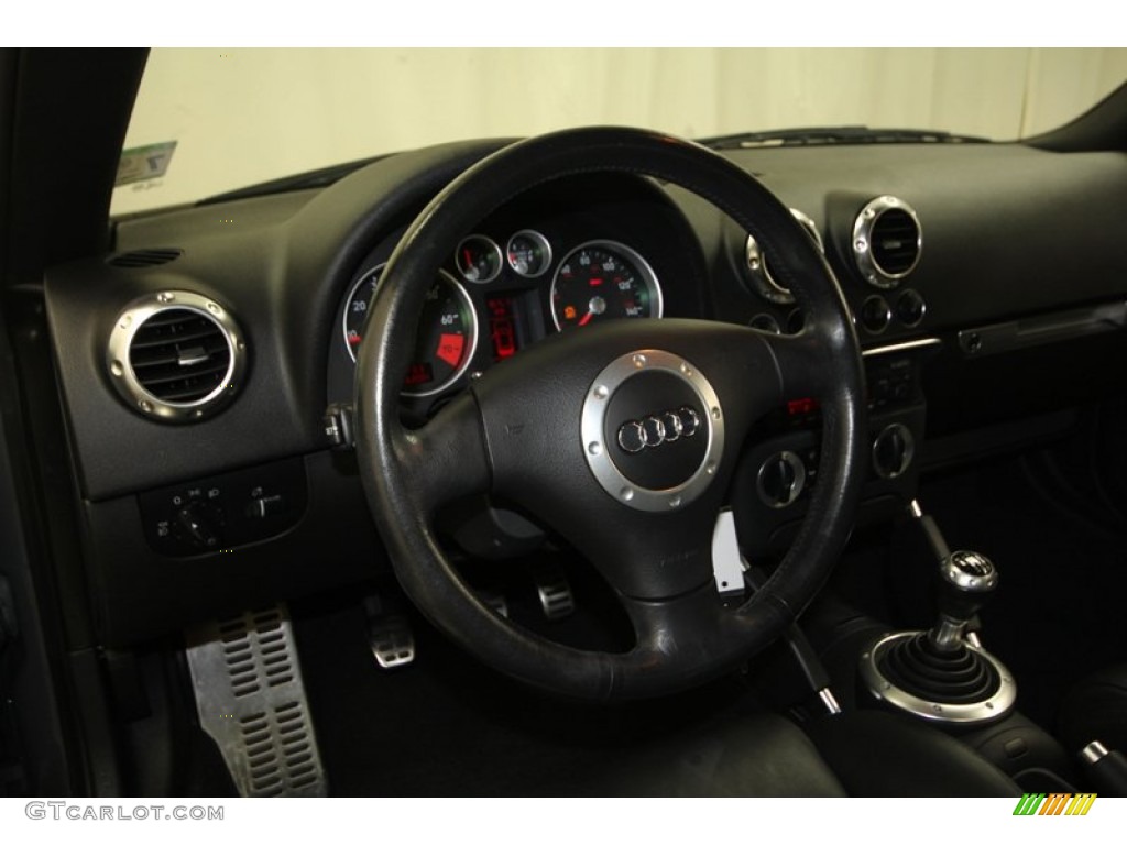 2002 TT 1.8T quattro Roadster - Nimbus Grey Pearl Effect / Ebony photo #24
