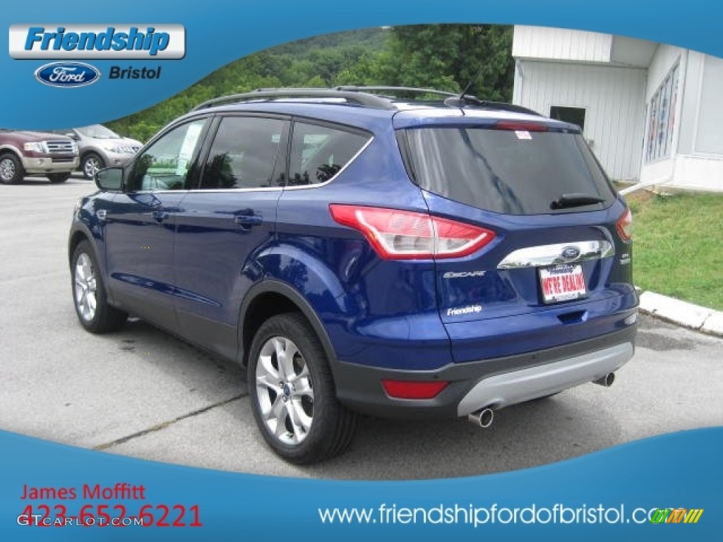 2013 Escape SEL 2.0L EcoBoost - Deep Impact Blue Metallic / Medium Light Stone photo #8