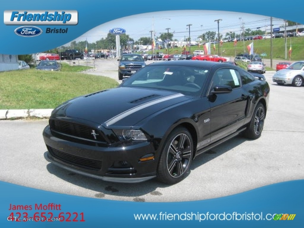 2013 Mustang GT/CS California Special Coupe - Black / California Special Charcoal Black/Miko-suede Inserts photo #2