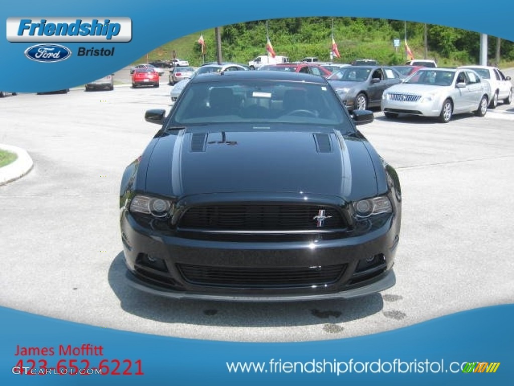 2013 Mustang GT/CS California Special Coupe - Black / California Special Charcoal Black/Miko-suede Inserts photo #3