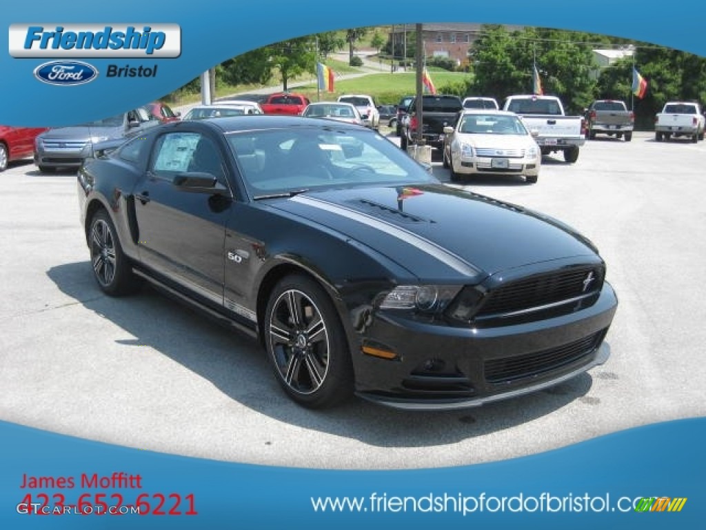2013 Mustang GT/CS California Special Coupe - Black / California Special Charcoal Black/Miko-suede Inserts photo #4