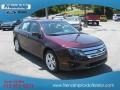 2012 Bordeaux Reserve Metallic Ford Fusion SE V6  photo #4