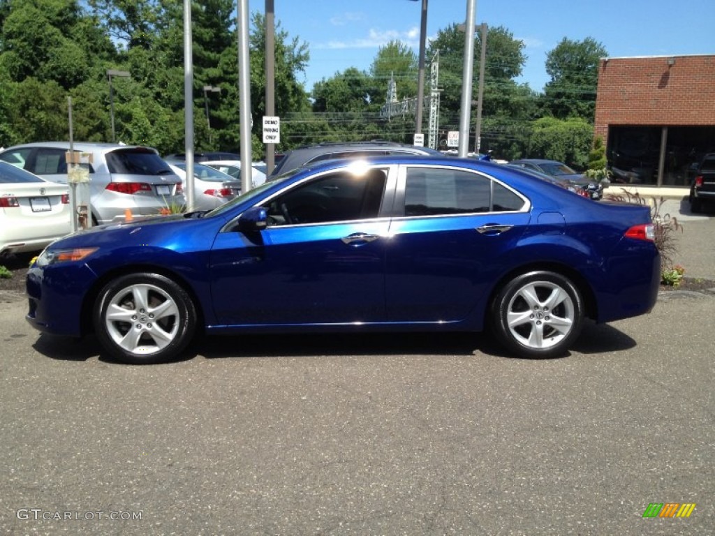 2010 TSX Sedan - Vortex Blue Pearl / Ebony photo #4