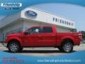 2012 Race Red Ford F150 Lariat SuperCrew 4x4  photo #1