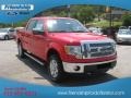 2012 Race Red Ford F150 Lariat SuperCrew 4x4  photo #4