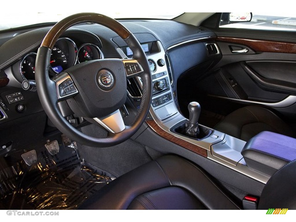Ebony Interior 2009 Cadillac CTS Sedan Photo #67775295