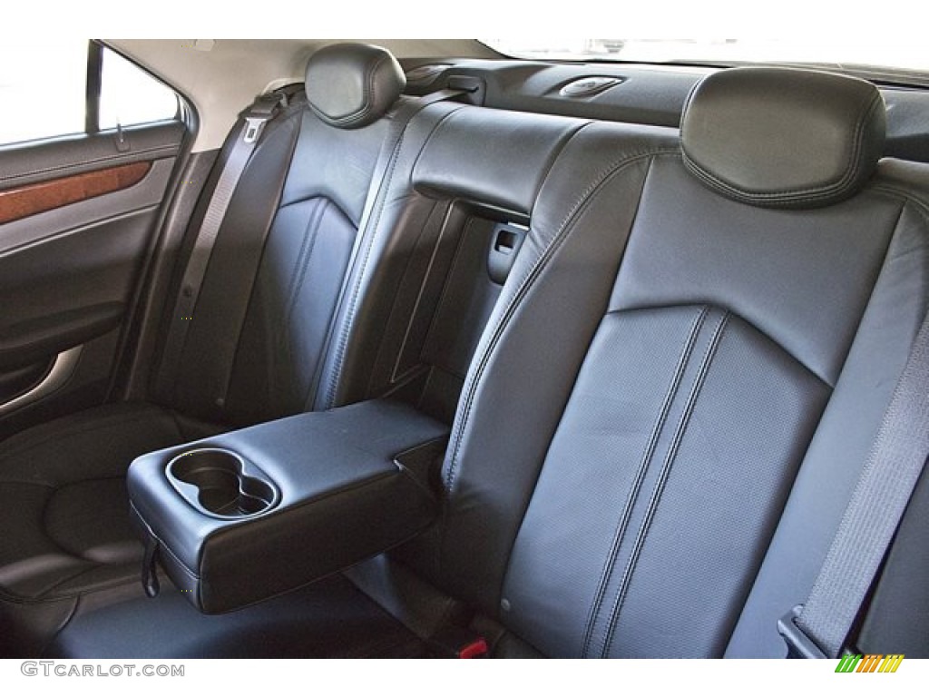 Ebony Interior 2009 Cadillac CTS Sedan Photo #67775379