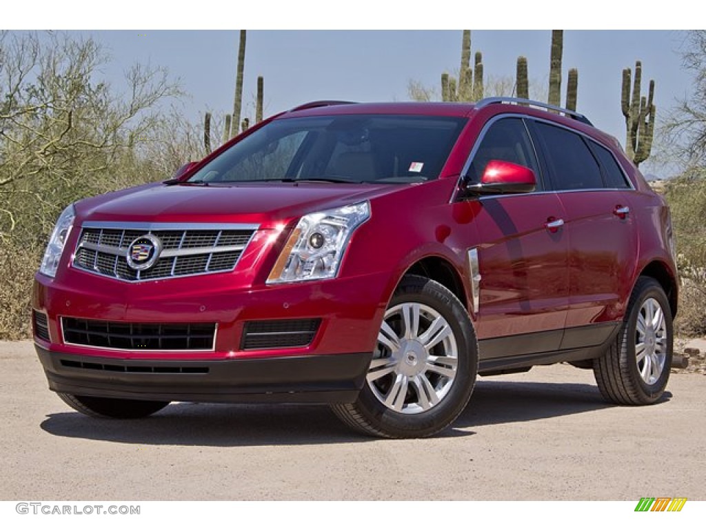 Crystal Red Tintcoat 2010 Cadillac SRX V6 Exterior Photo #67775391