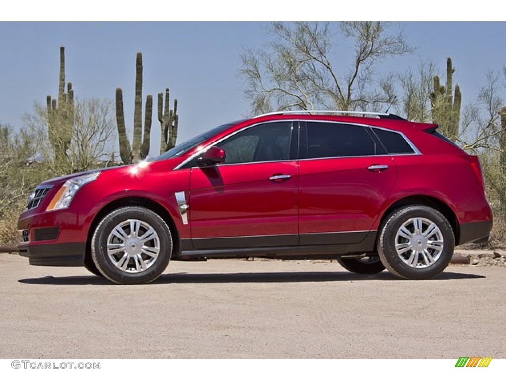 Crystal Red Tintcoat 2010 Cadillac SRX V6 Exterior Photo #67775496