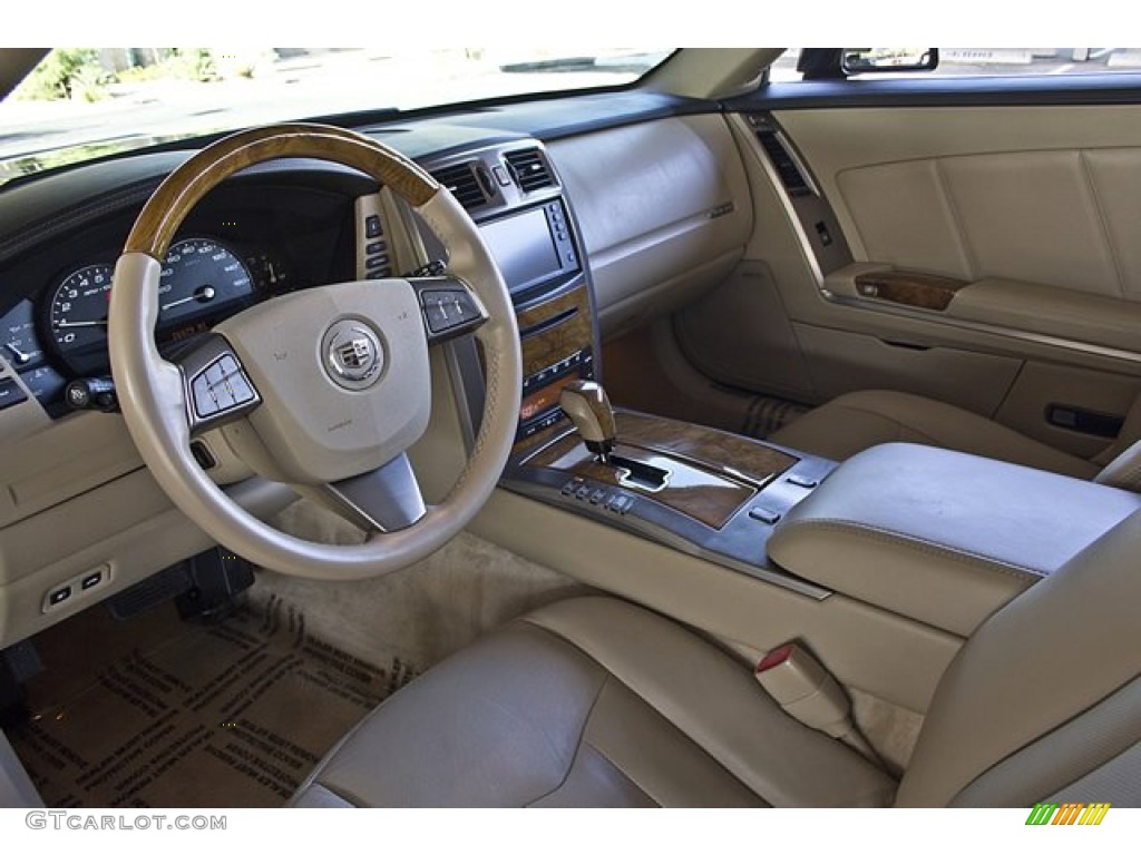Cashmere/Ebony Interior 2009 Cadillac XLR Platinum Roadster Photo #67775795
