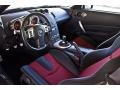 Carbon/Red 2007 Nissan 350Z NISMO Coupe Interior Color