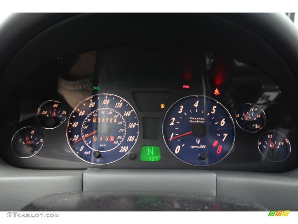 2005 Maserati GranSport Coupe Gauges Photo #67776168