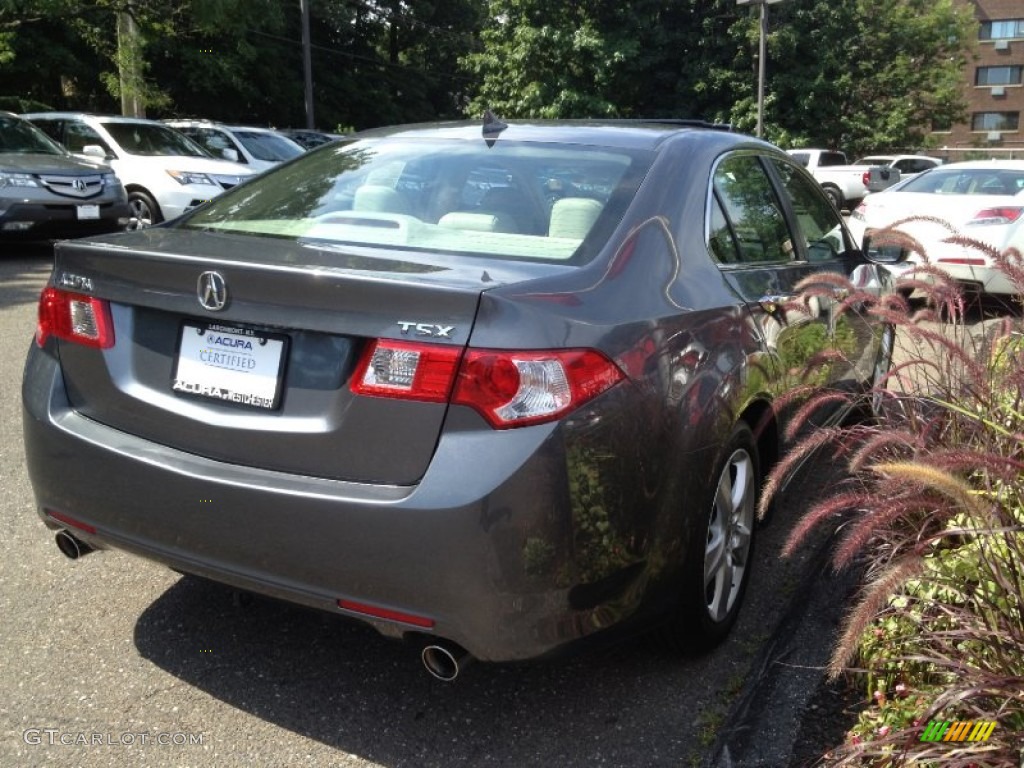 2010 TSX Sedan - Polished Metal Metallic / Taupe photo #7