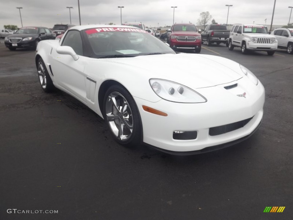 Arctic White 2010 Chevrolet Corvette Grand Sport Coupe Exterior Photo #67776366
