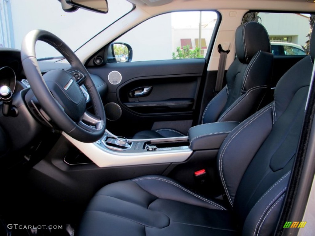 Ebony Interior 2012 Land Rover Range Rover Evoque Prestige Photo #67776507