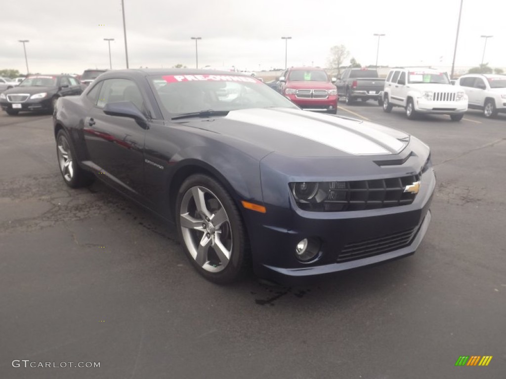 2012 Camaro SS/RS Coupe - Imperial Blue Metallic / Gray photo #3