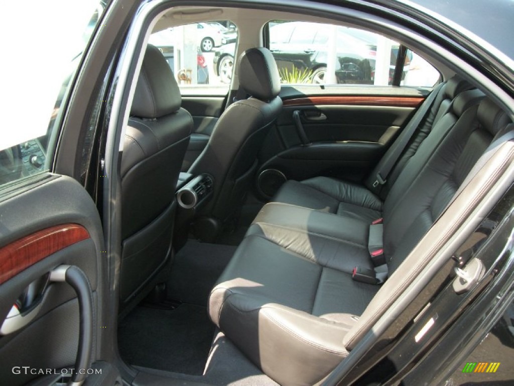 2009 RL 3.7 AWD Sedan - Crystal Black Pearl / Ebony photo #17
