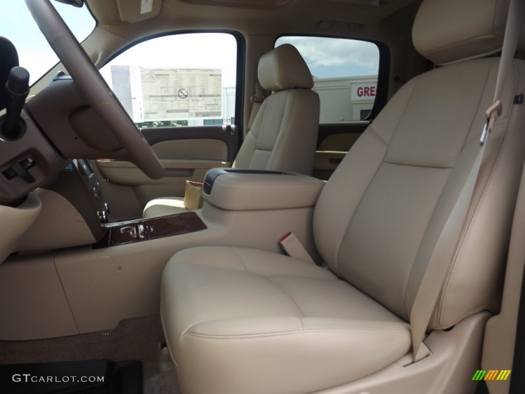 Dark Cashmere/Light Cashmere Interior 2013 Chevrolet Avalanche LTZ 4x4 Black Diamond Edition Photo #67776954