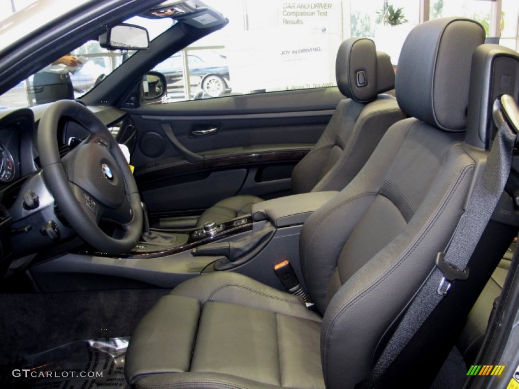 2012 3 Series 328i Convertible - Space Grey Metallic / Black photo #5