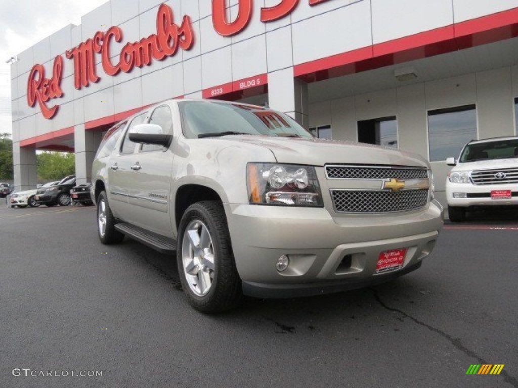 2009 Suburban LTZ - Silver Birch Metallic / Light Titanium/Dark Titanium photo #1